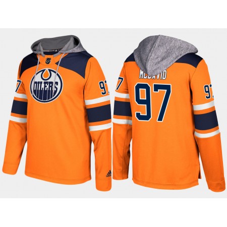 Herren Edmonton Oilers Connor McDavid 97 N001 Pullover Hooded Sweatshirt